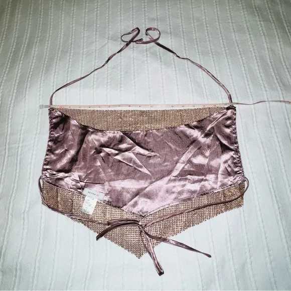 Better Be Glittering Bandeau in Rose Gold - Picture 8 of 9